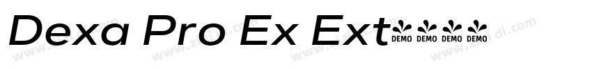 Dexa Pro Ex Ext字体转换